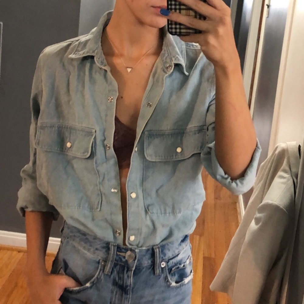 Denim Button Up Shirt